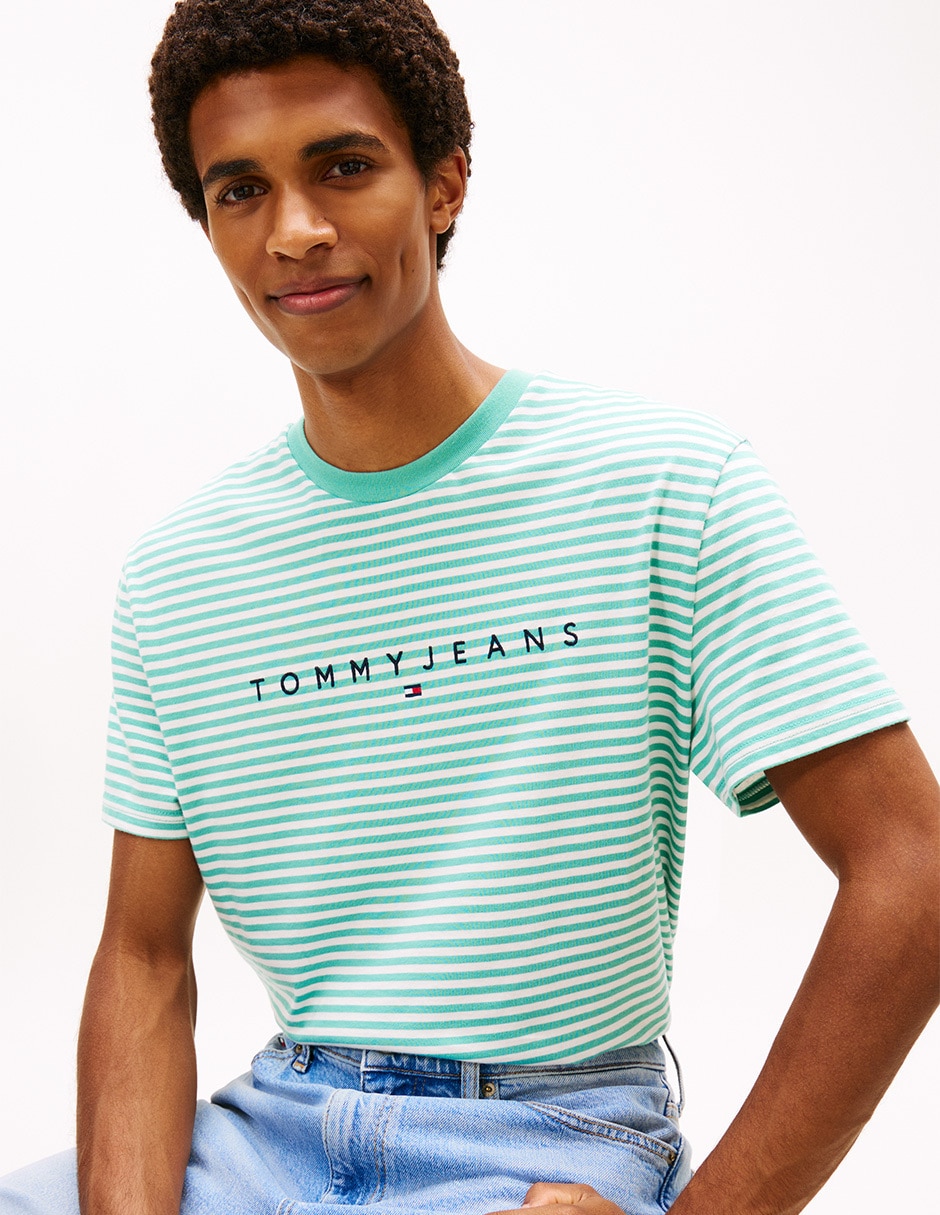 Playera Linear cuello redondo para hombre 4