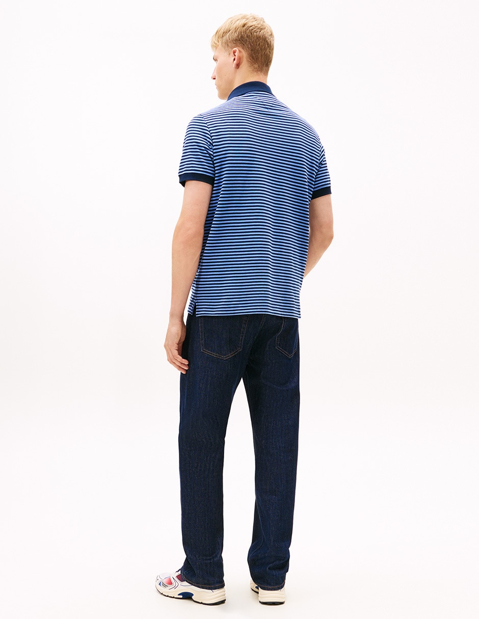Playera tipo polo Linear para hombre 4
