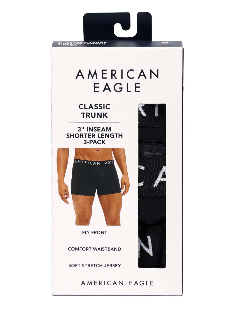 Set bóxer trunk de algodón para hombre 3 piezas 6