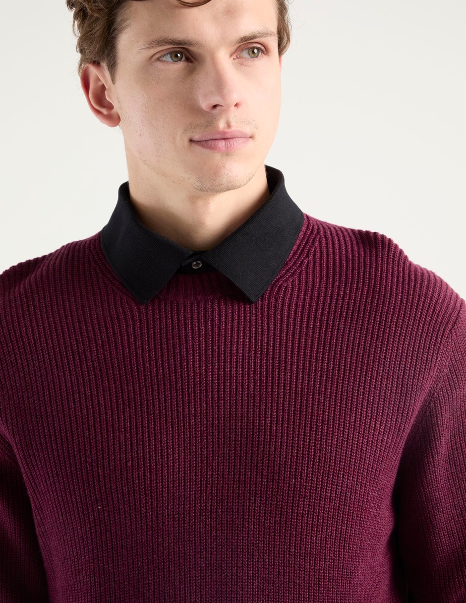 Suéter cuello redondo para hombre 4