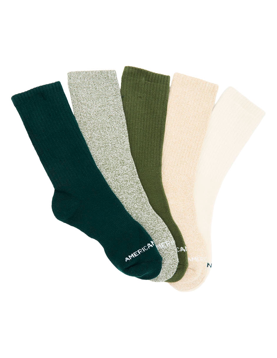 Set de calceta de algodón para hombre