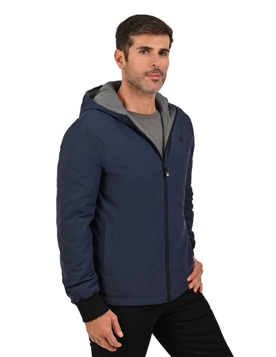 Chamarra casual reversible para hombre 4