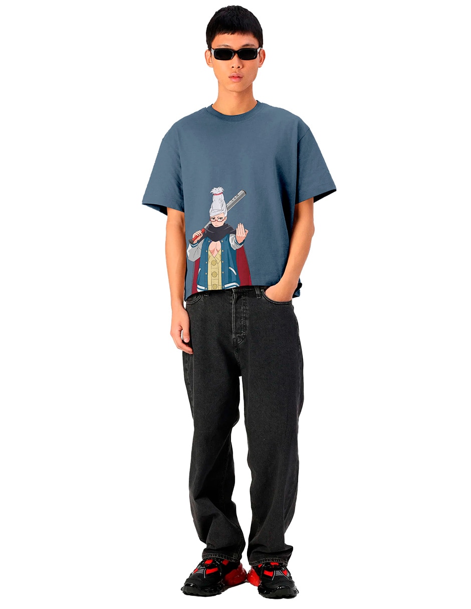 Playera Dandadan cuello redondo para hombre 4