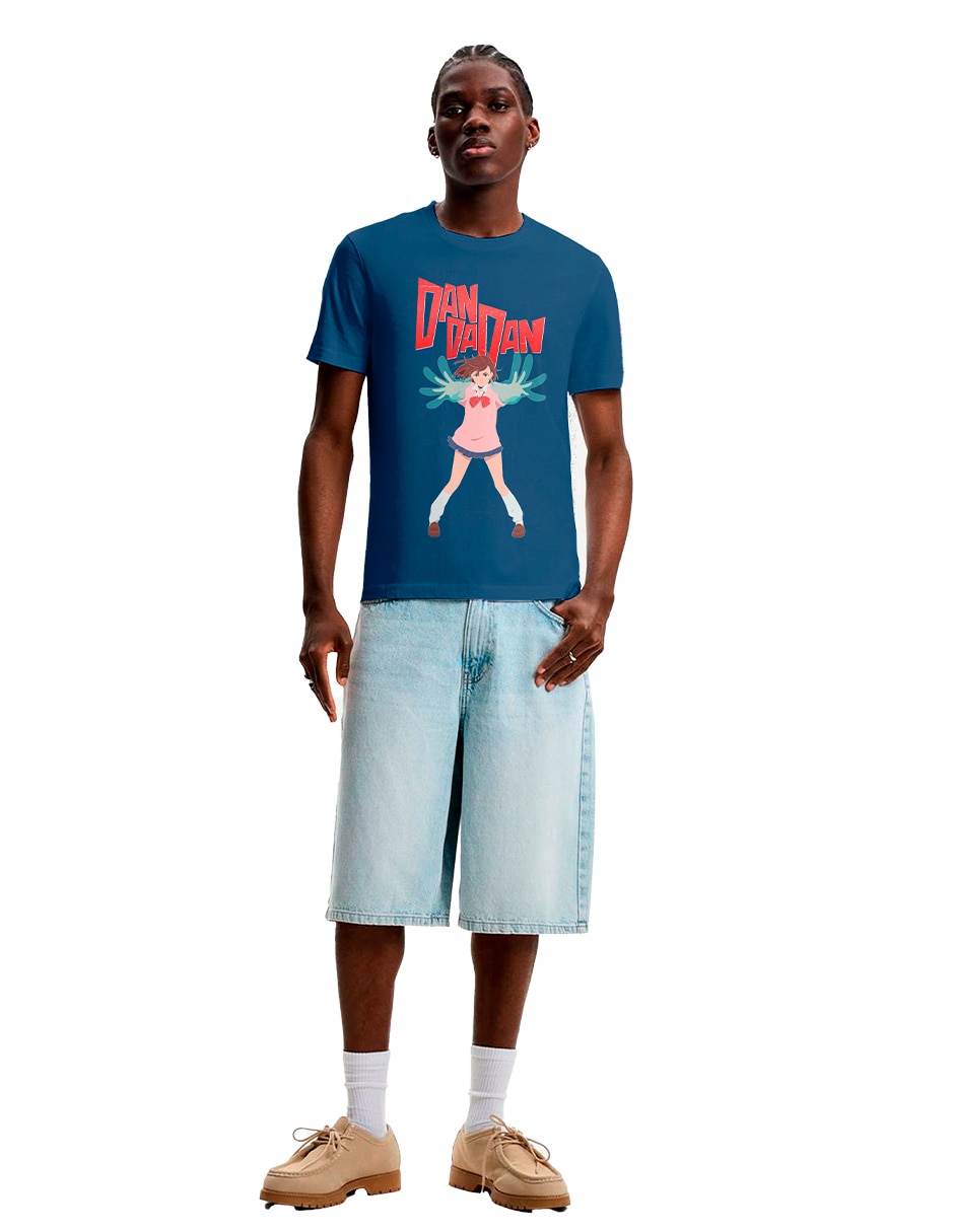 Playera Dandadan cuello redondo para hombre 4