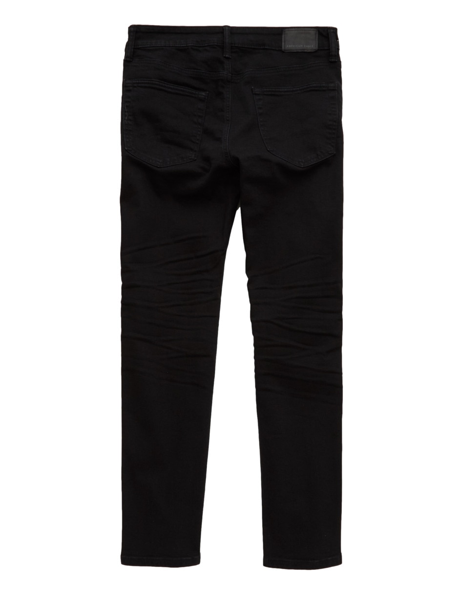 Jeans straight lavado obscuro para hombre 4