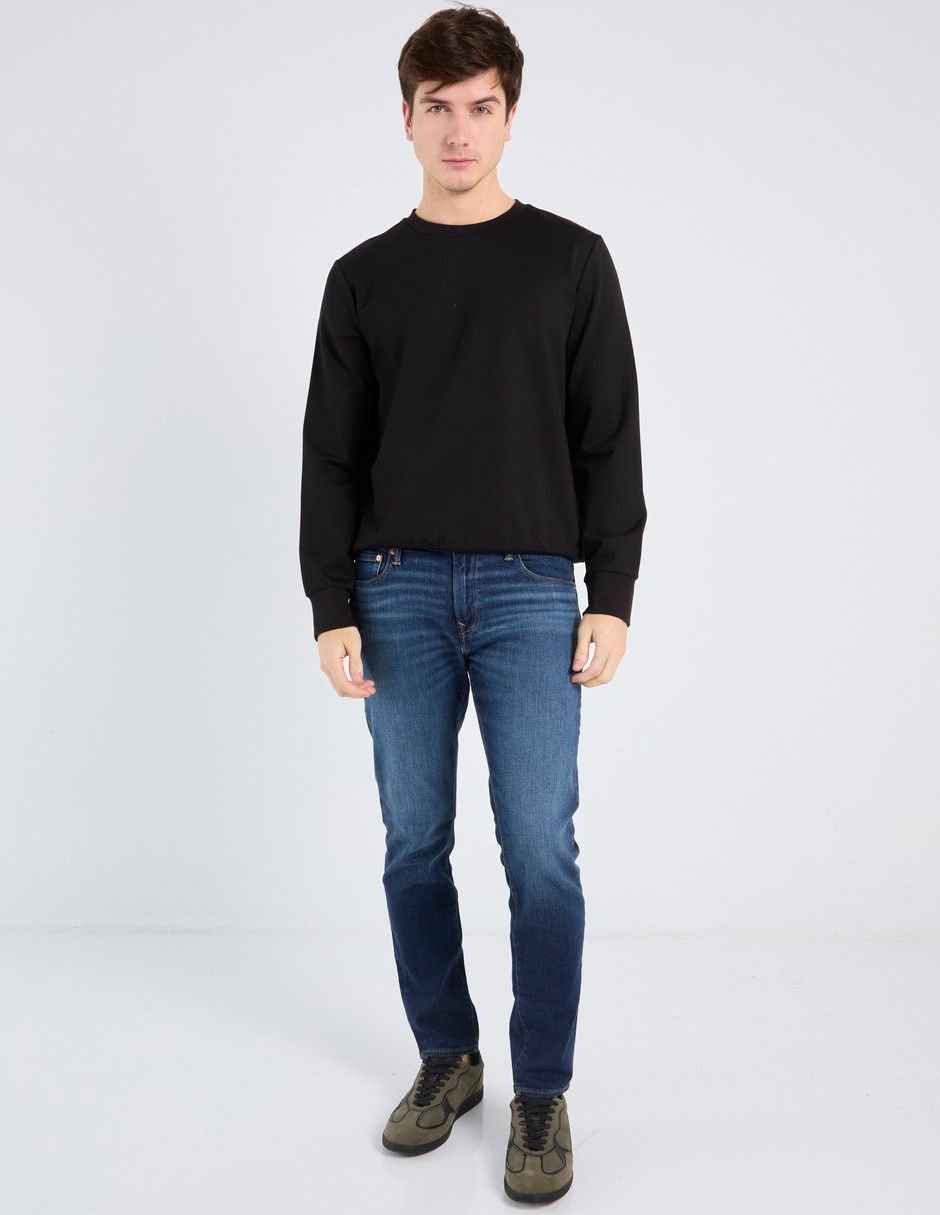 Jeans skinny deslavado para hombre 3