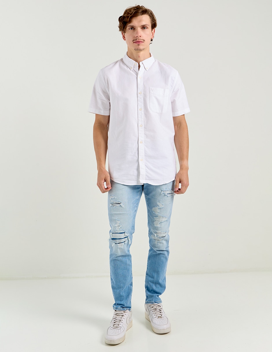 Camisa casual manga corta para hombre 3
