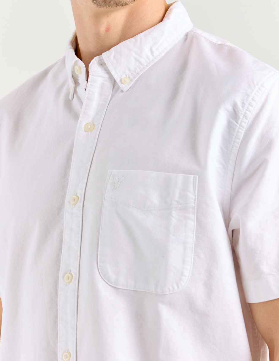 Camisa casual manga corta para hombre 4