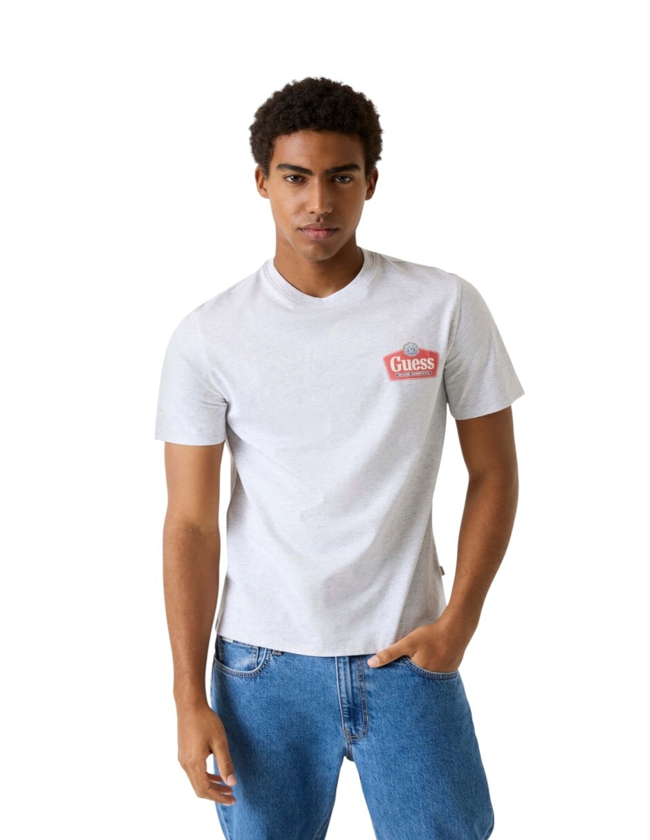 Playera cuello redondo para hombre