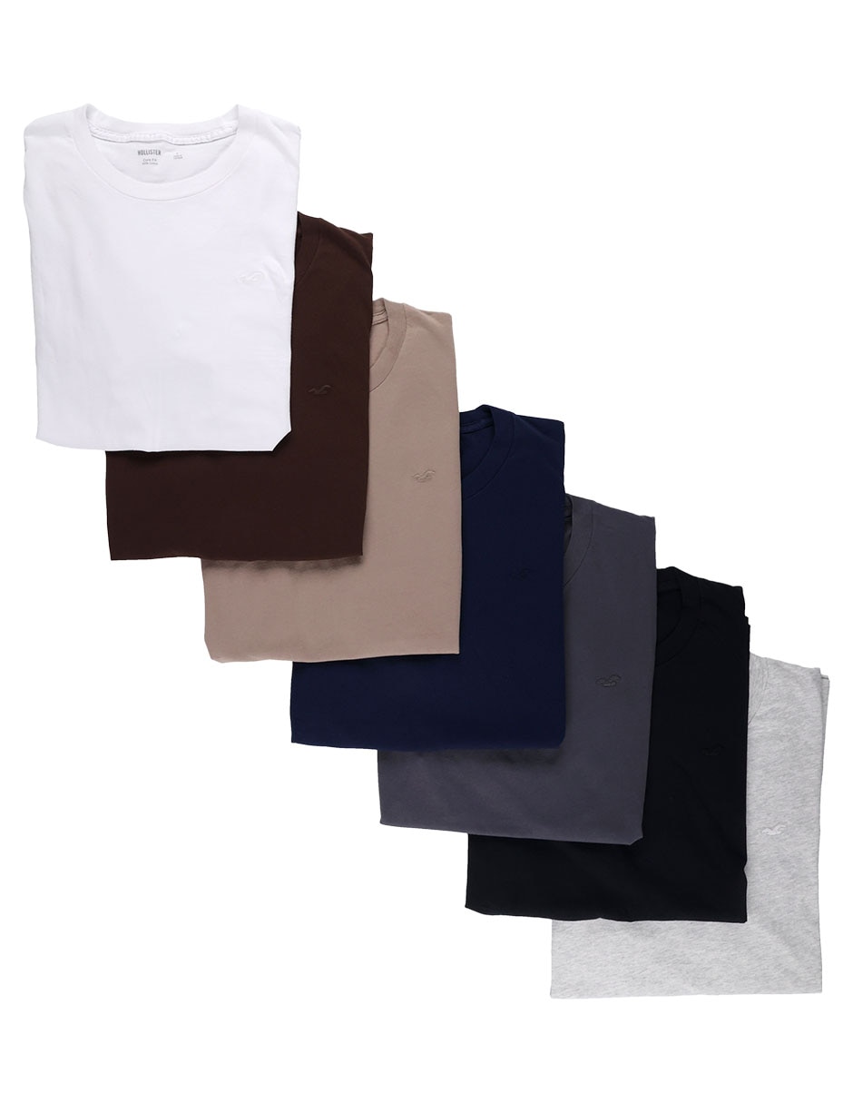 Set playera cuello redondo para hombre 7