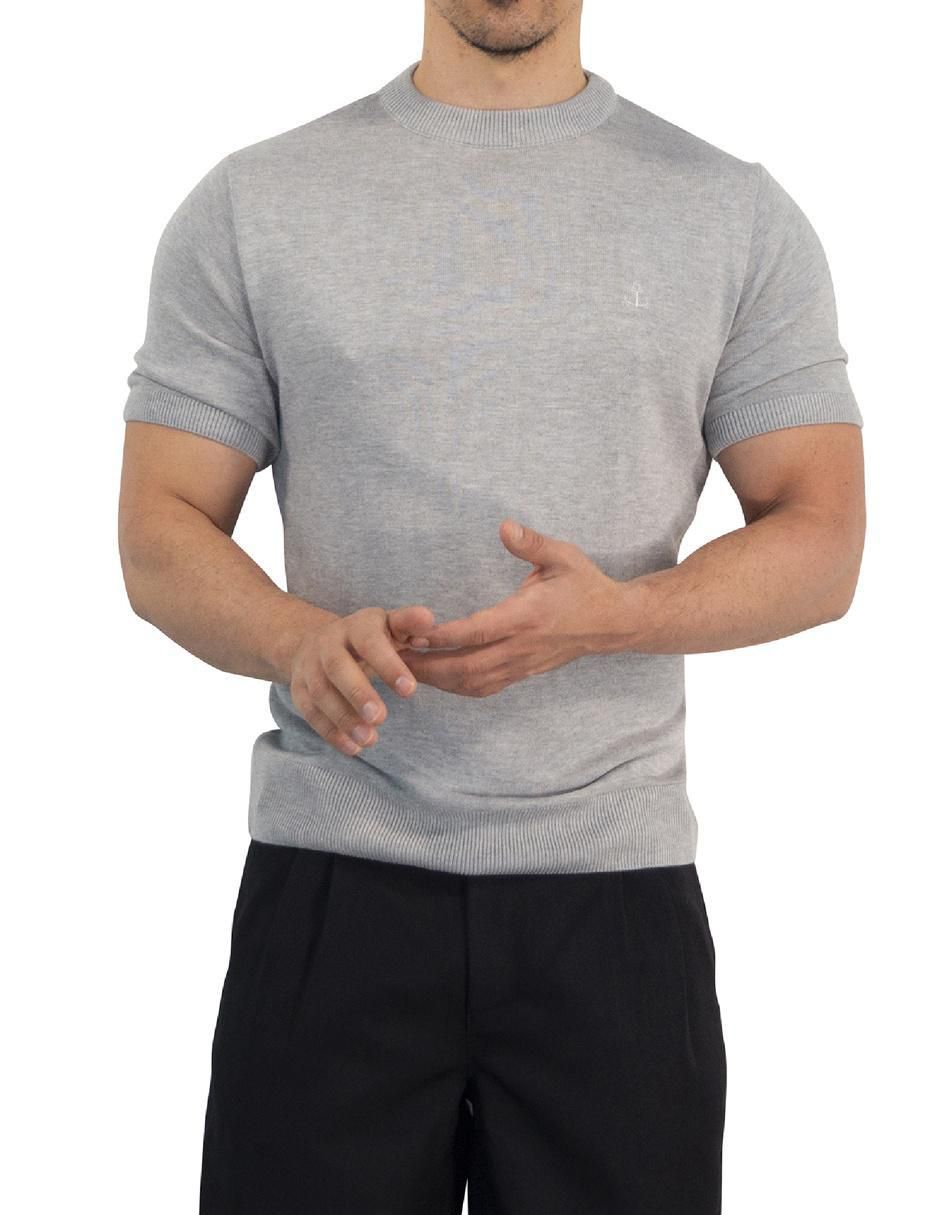 Playera John Leopard cuello redondo para hombre