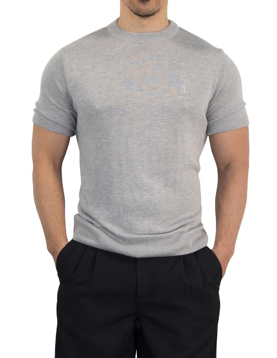 Playera John Leopard cuello redondo para hombre
