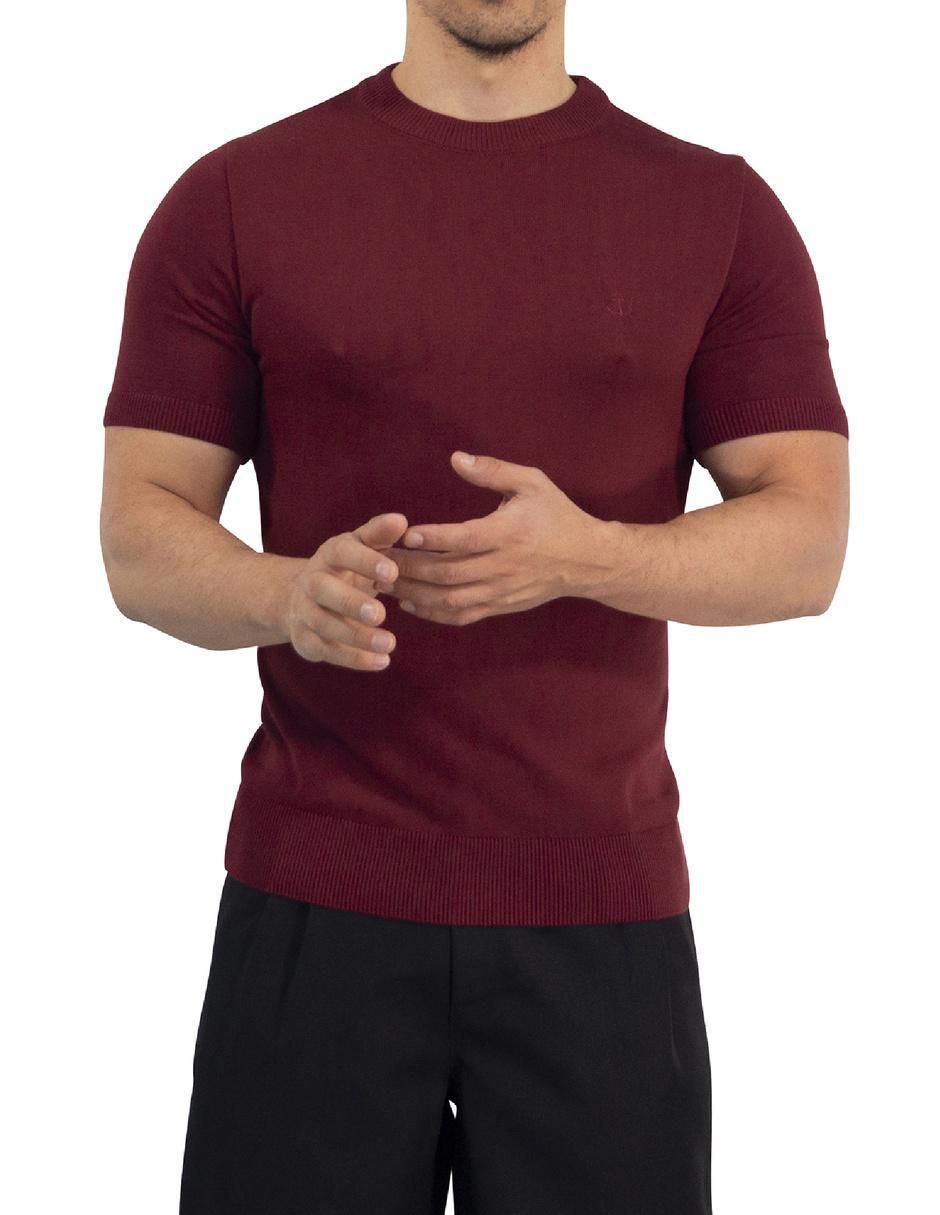 Playera John Leopard cuello redondo para hombre