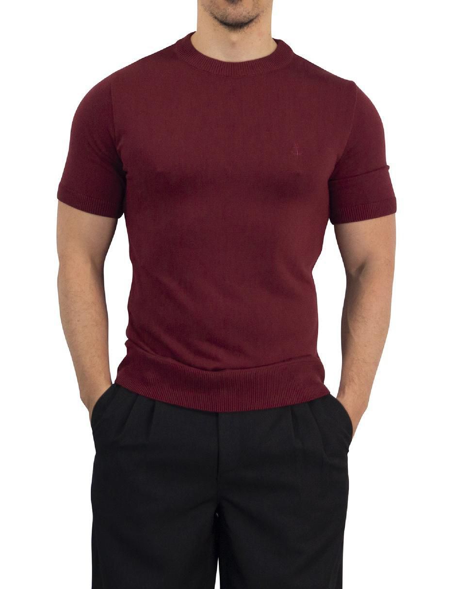 Playera John Leopard cuello redondo para hombre
