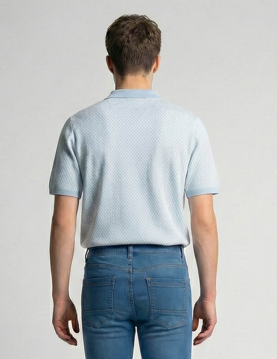 Jeans skinny lavado stone wash para hombre 2