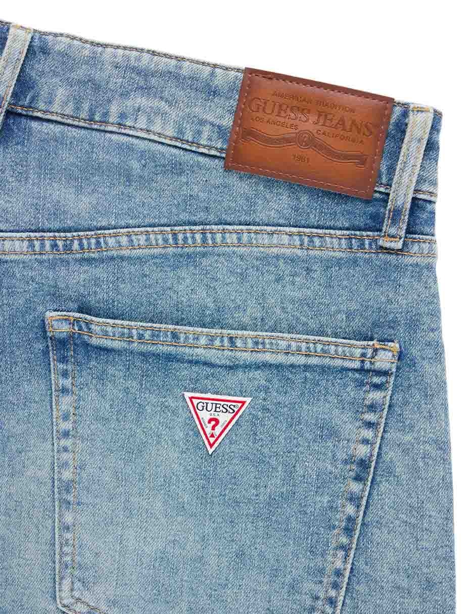 Jeans slim lavado medio para hombre 5