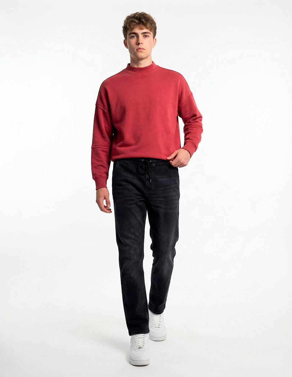 Jeans slim deslavado para hombre
