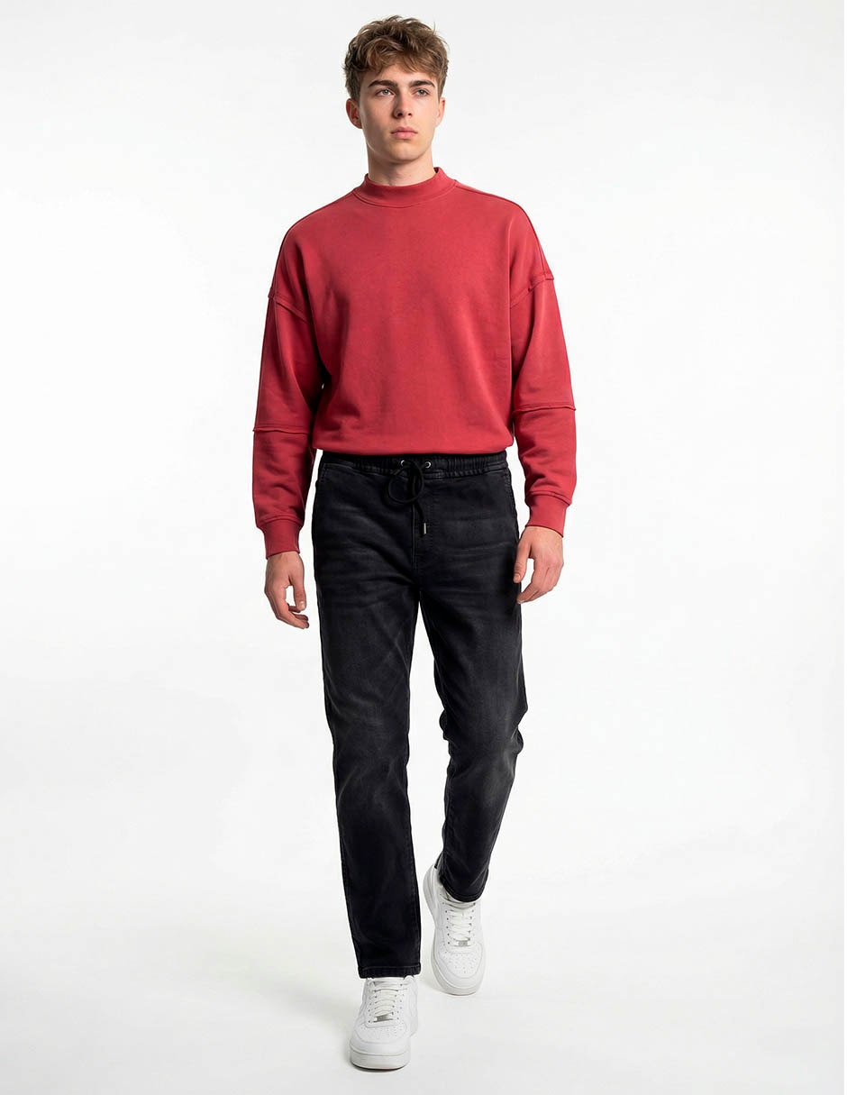 Jeans slim deslavado para hombre 3