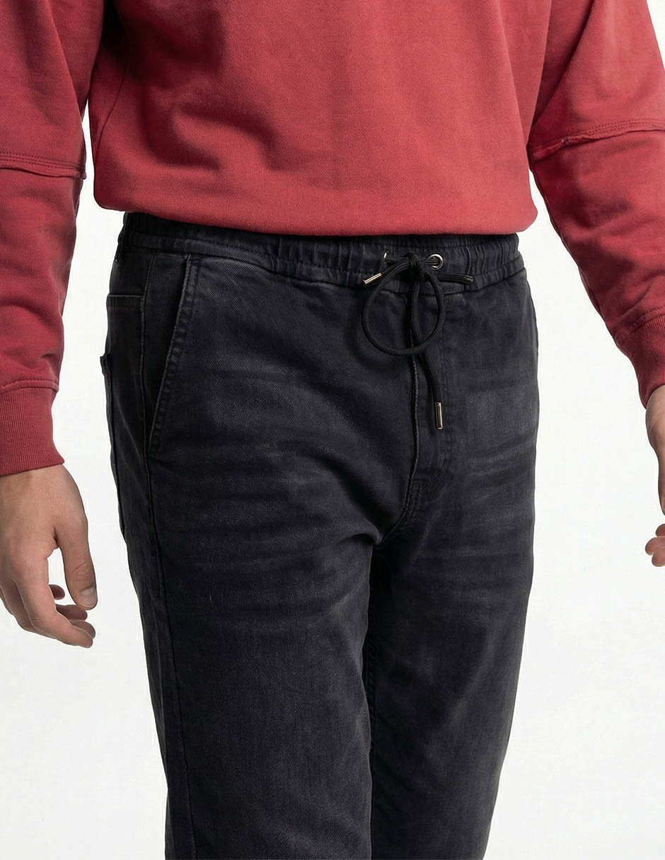 Jeans slim deslavado para hombre 4