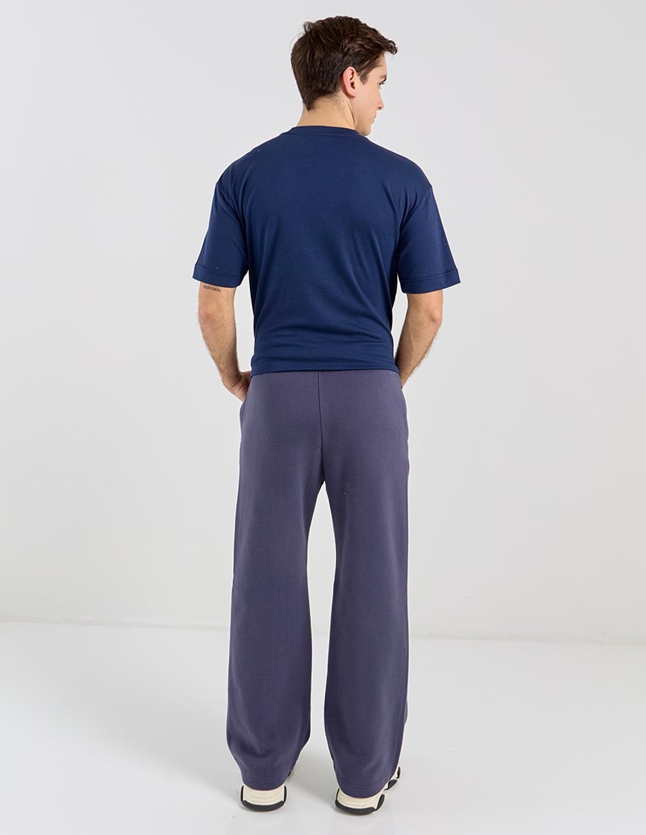 Pants regular con jareta para hombre 2