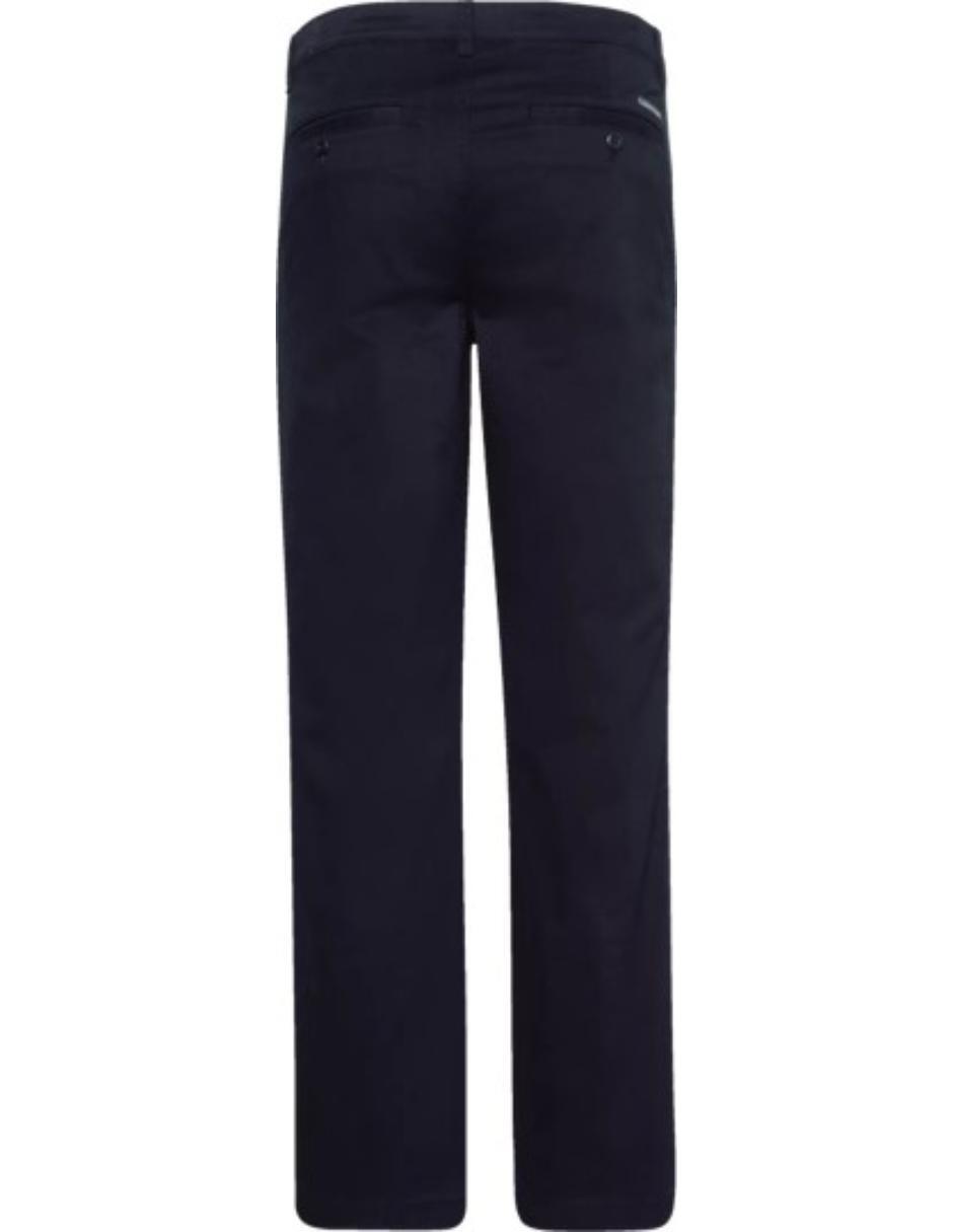 Pantalón chino regular de algodón para hombre 2