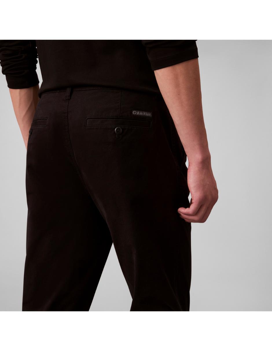 Pantalón chino regular de algodón para hombre 5