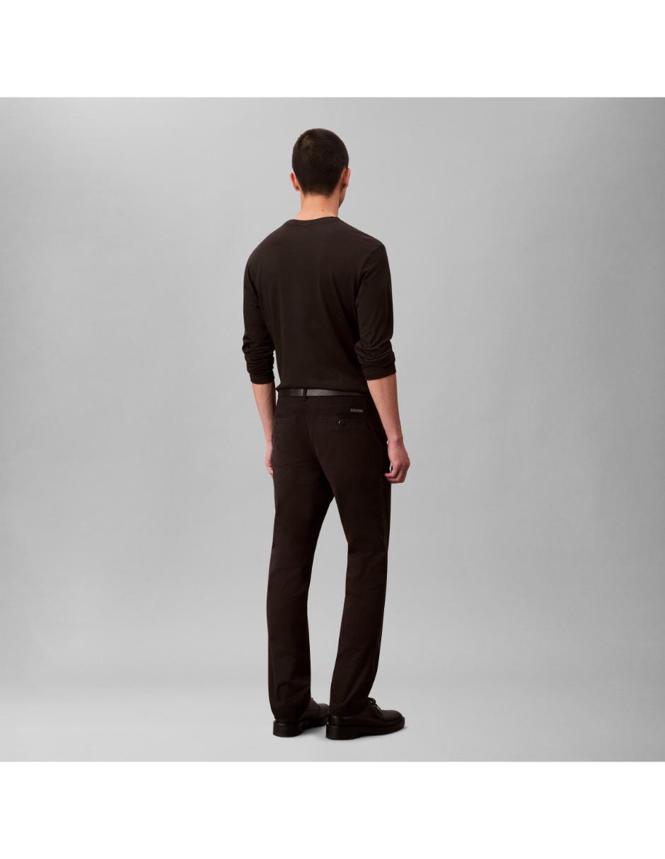 Pantalón chino regular de algodón para hombre 6