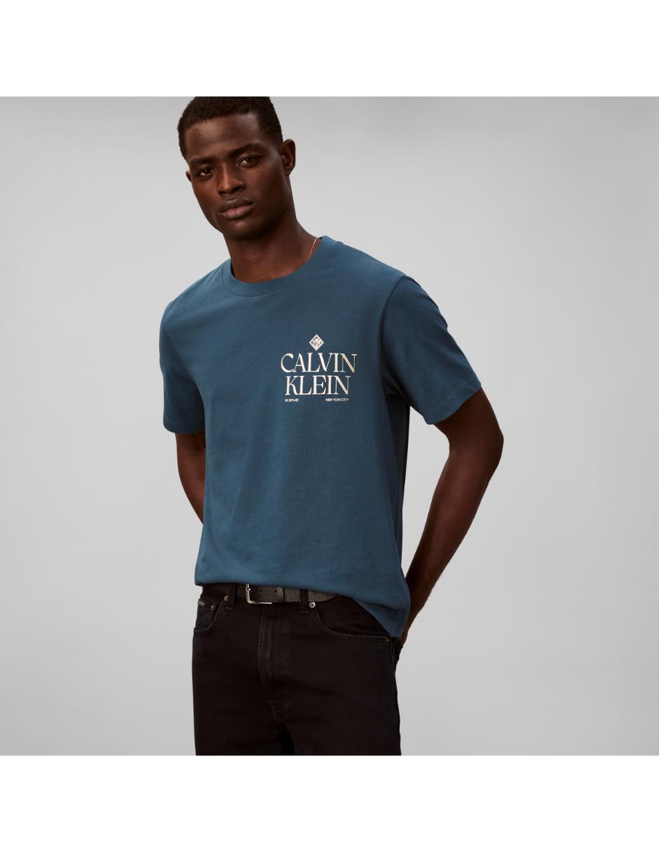 Playera Playera CK para hombre cuello redondo para hombre 5