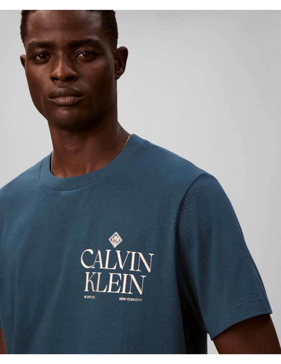 Playera Playera CK para hombre cuello redondo para hombre 6