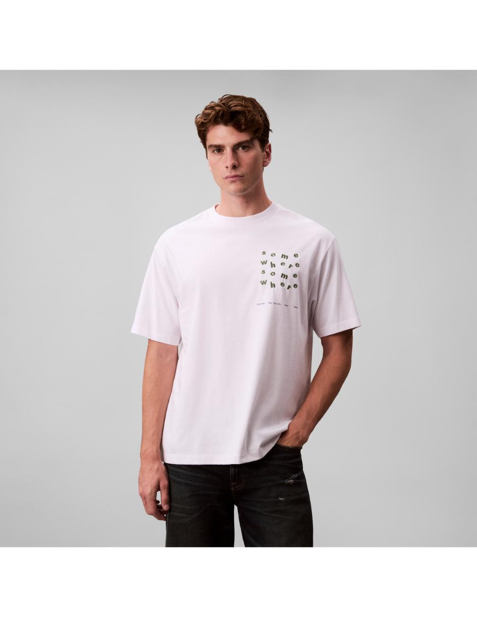 Playera Playera CK para hombre cuello redondo para hombre 4
