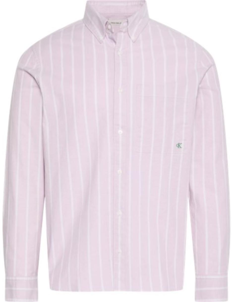 Camisa casual de algodón manga larga para hombre
