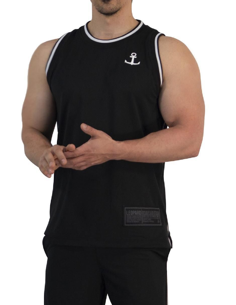 "set playera/playera" john leopard mamba state "cuello" redondo "para hombre"