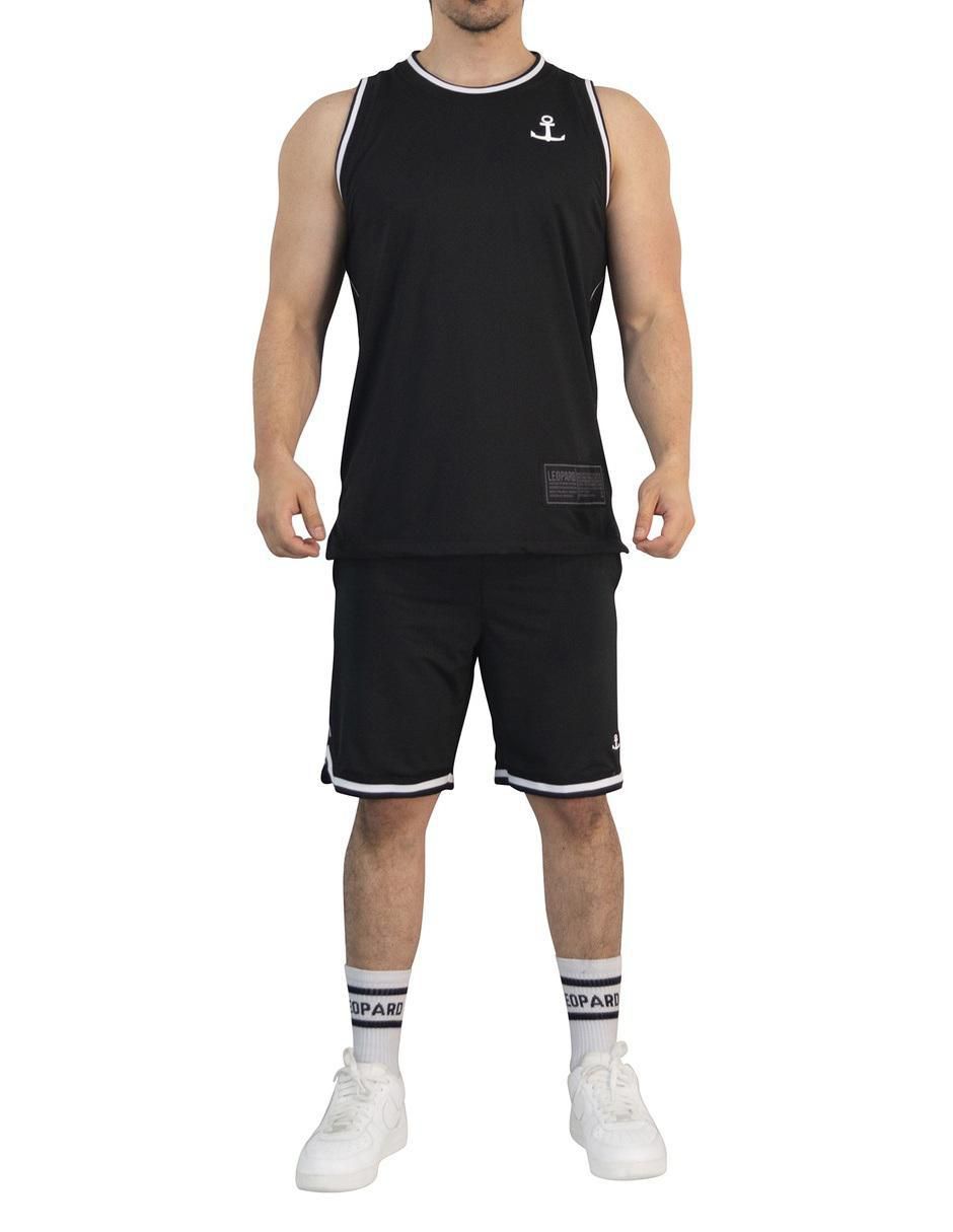 "set playera/playera" john leopard mamba state "cuello" redondo "para hombre"