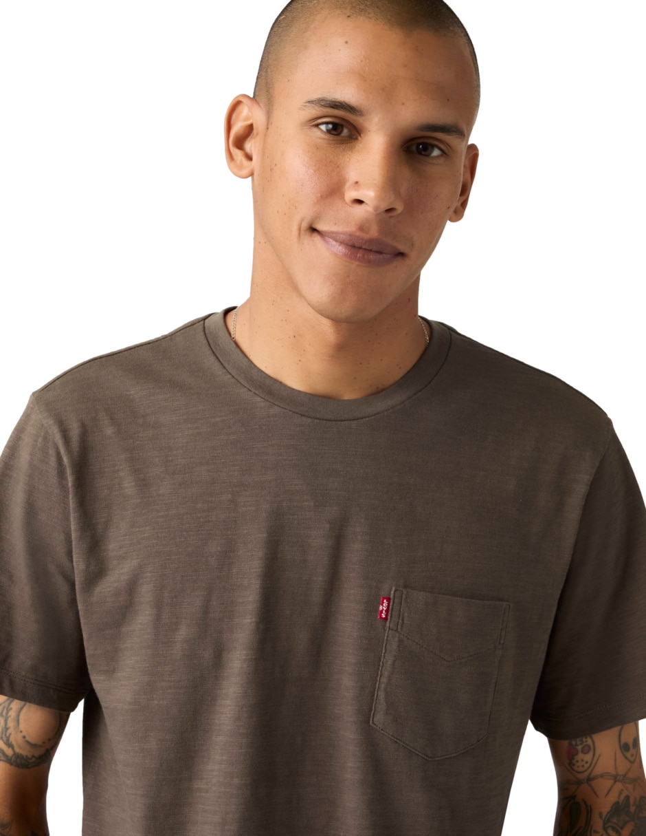 Playera cuello redondo para hombre 4