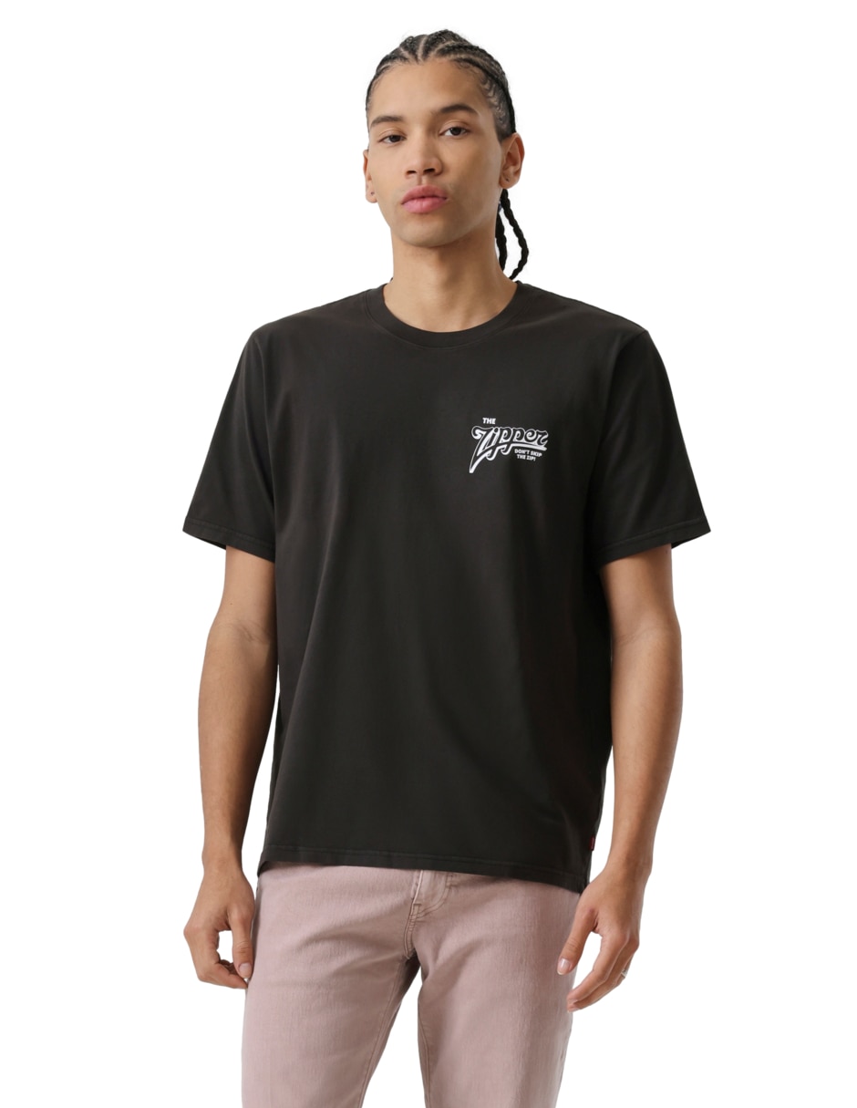 Playera cuello redondo para hombre