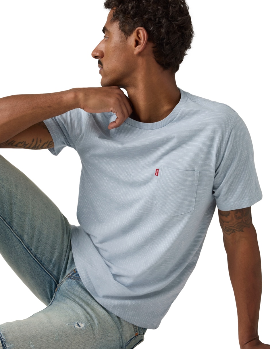 Playera cuello redondo para hombre 4