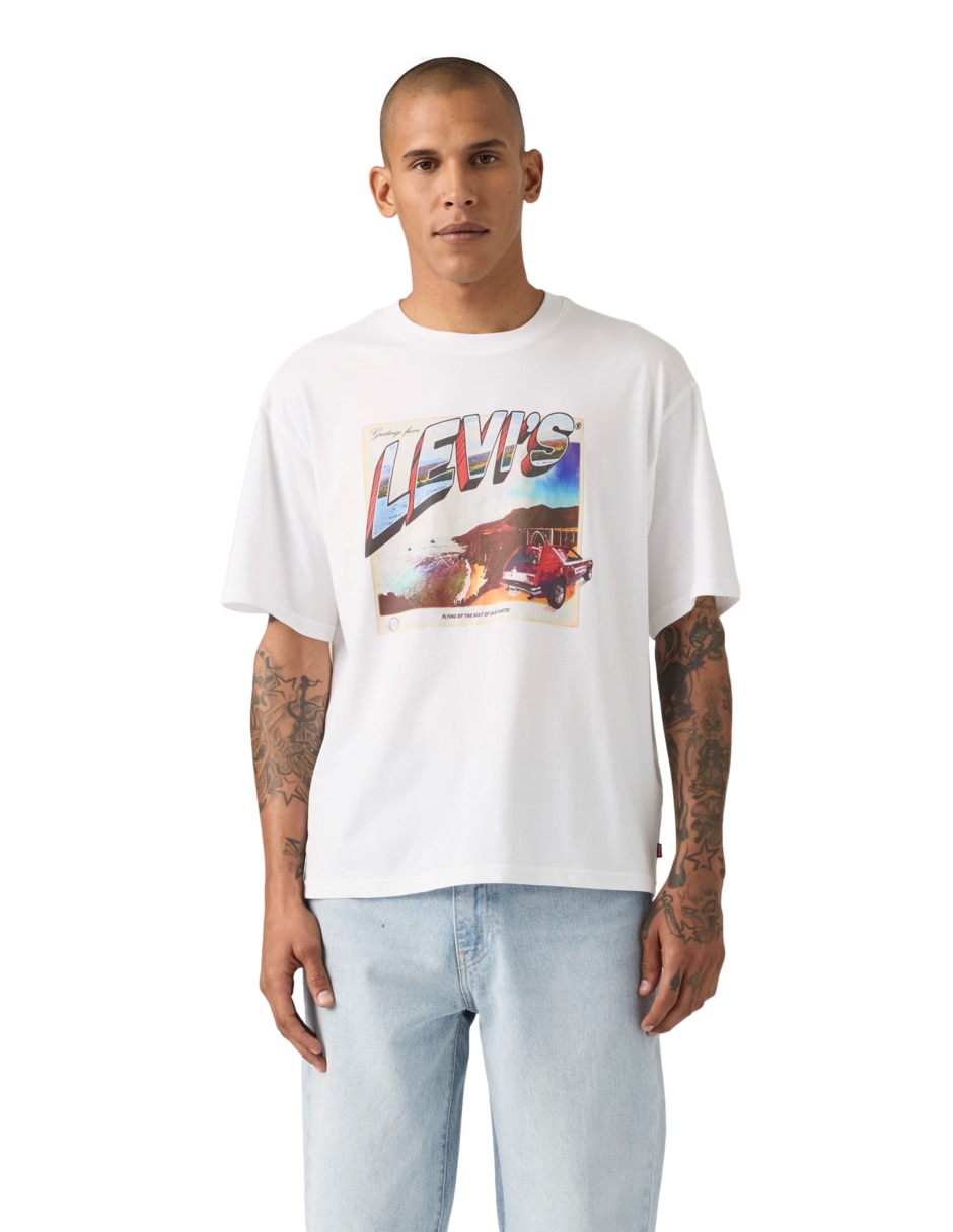 Playera cuello redondo para hombre