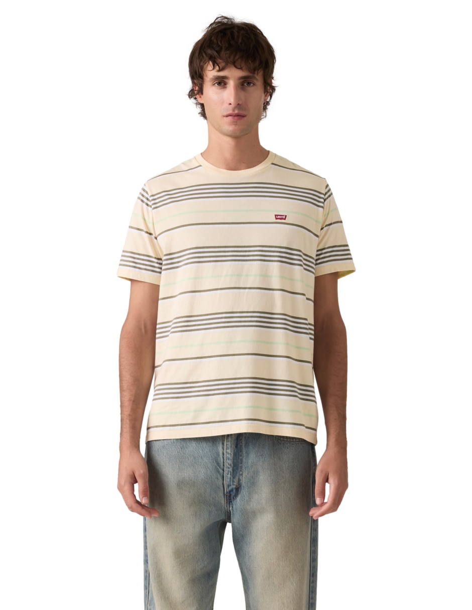 Playera cuello redondo para hombre
