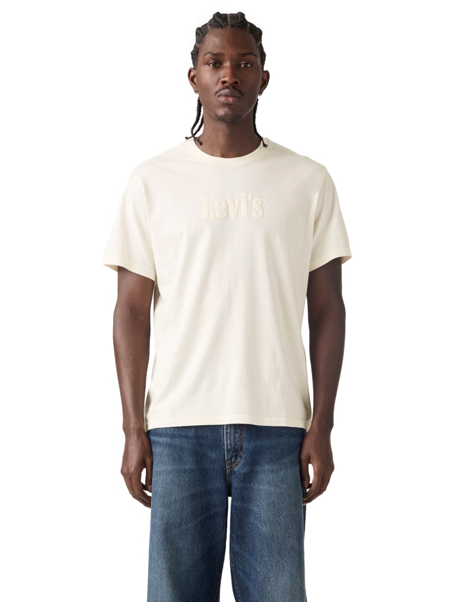 Playera cuello redondo para hombre
