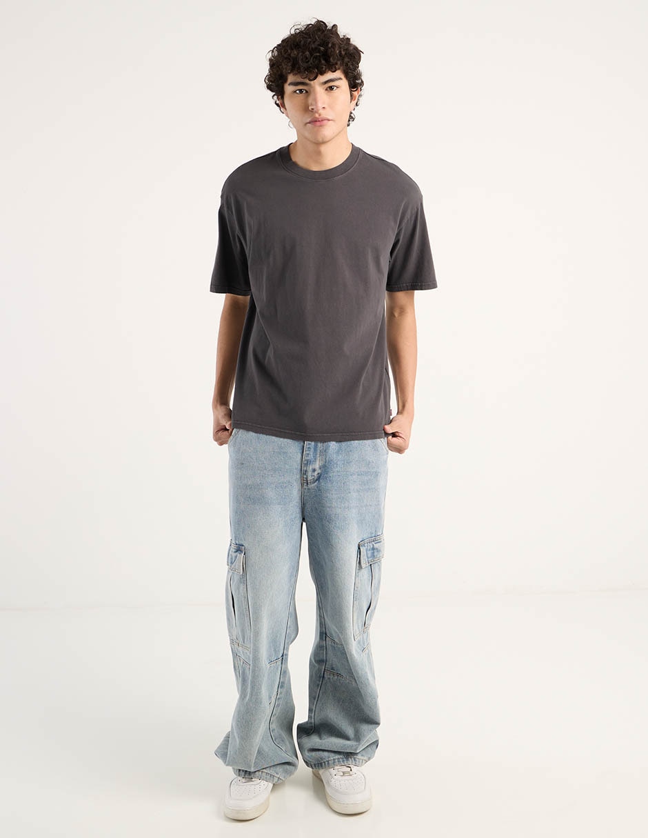 Playera cuello redondo para hombre 2
