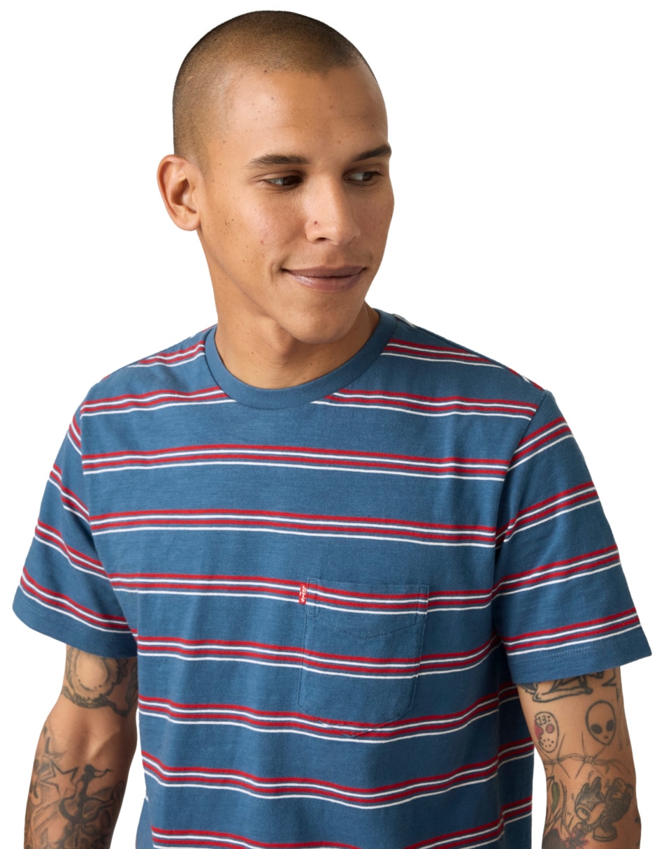 Playera cuello redondo para hombre 4