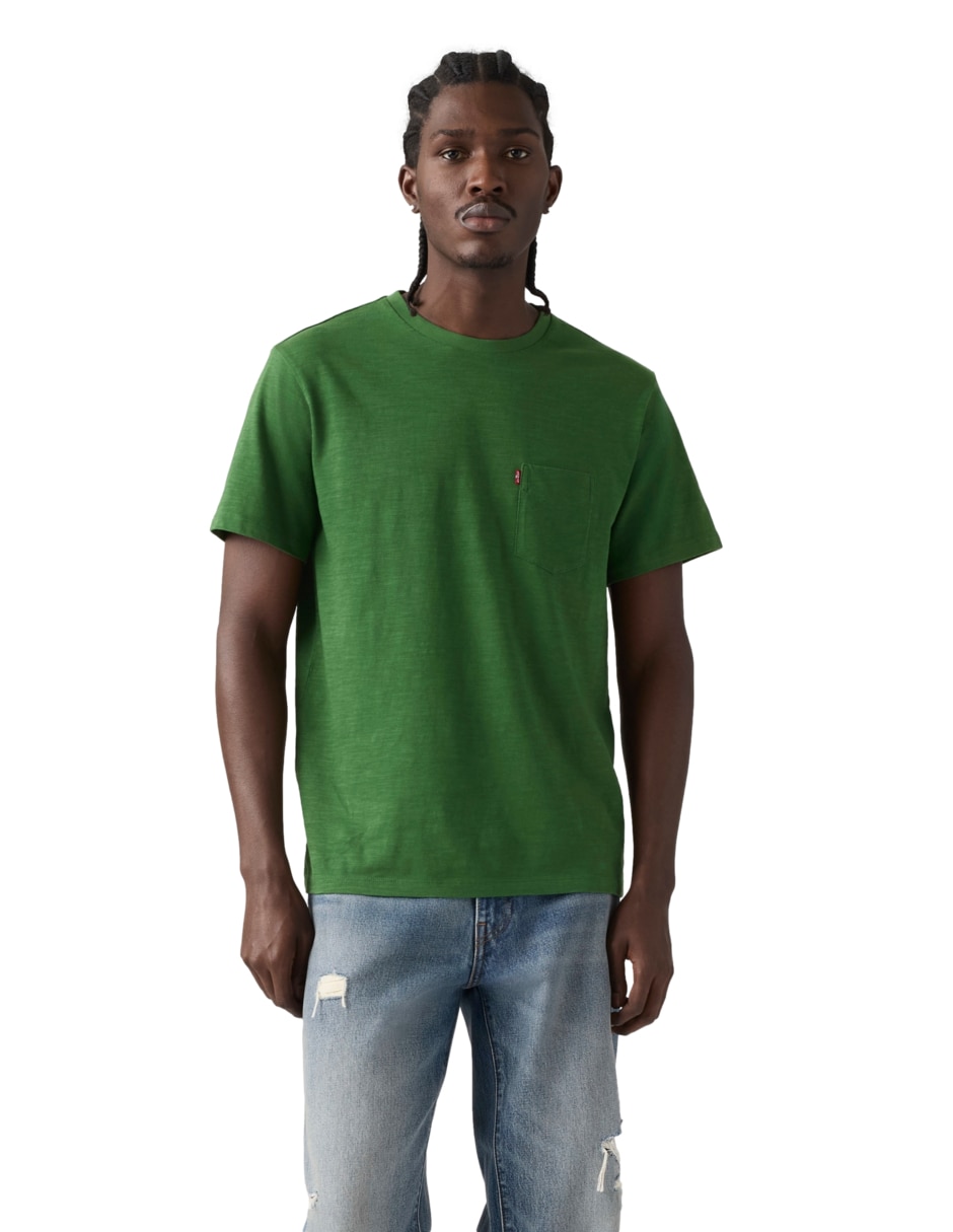 Playera cuello redondo para hombre