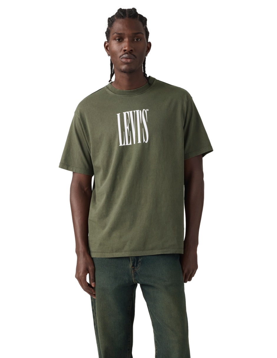 Playera cuello redondo para hombre
