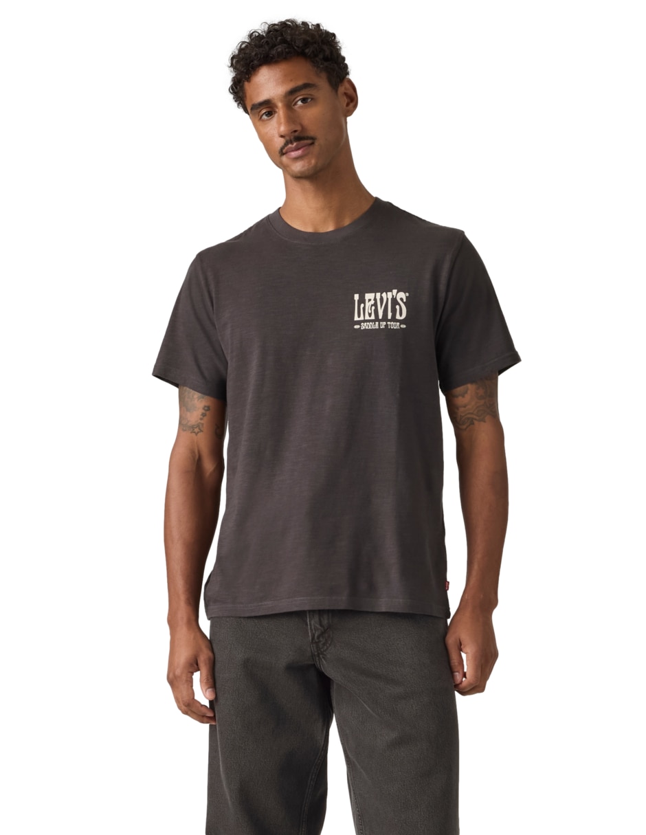 Playera cuello redondo para hombre