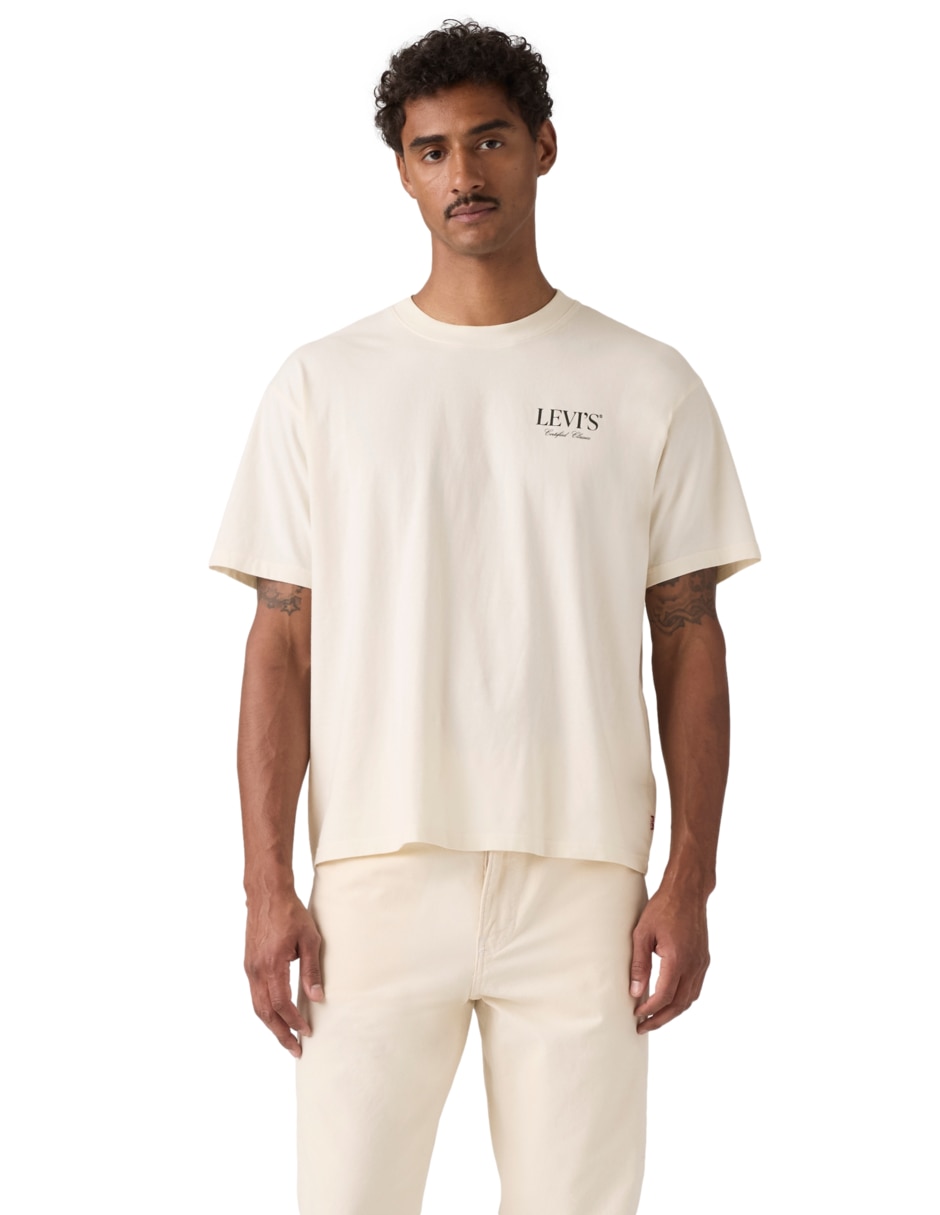 Playera cuello redondo para hombre