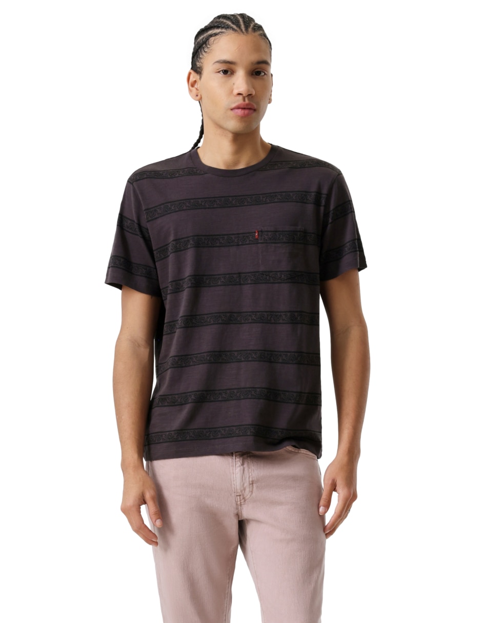 Playera cuello redondo para hombre