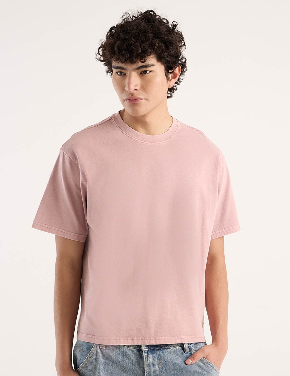 Playera cuello redondo para hombre