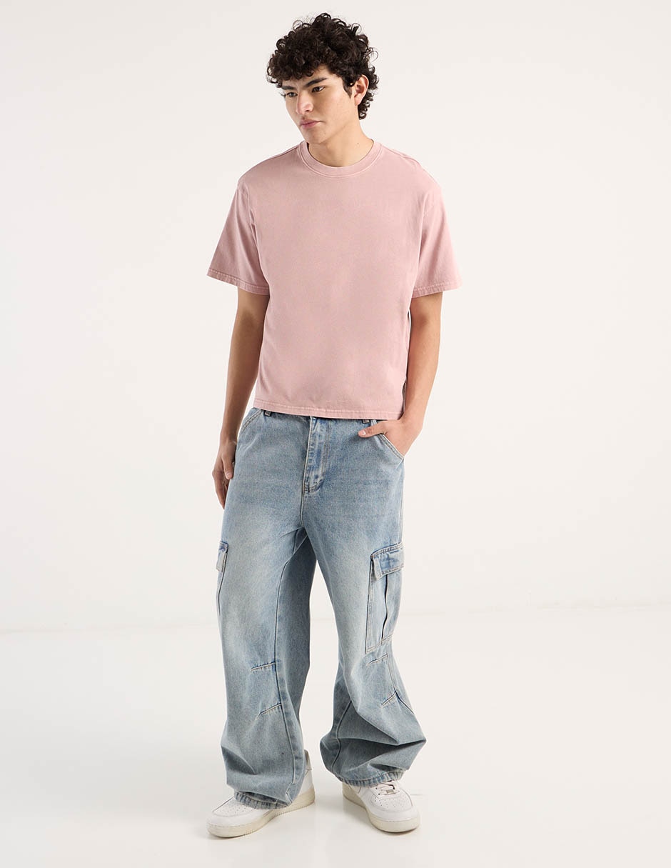 Playera cuello redondo para hombre 2