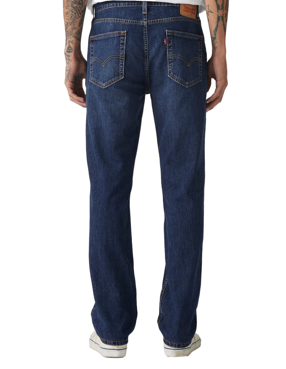 Jeans straight 514 lavado obscuro para hombre 3