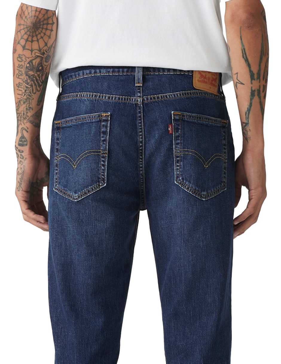 Jeans straight 514 lavado obscuro para hombre 5